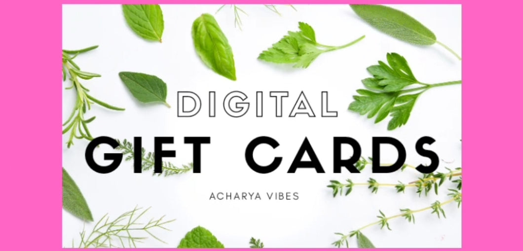 Acharya Vibes Gift Cards